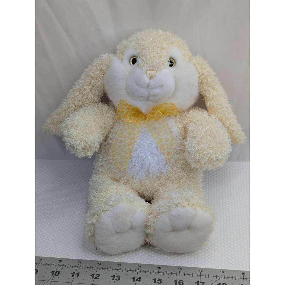 People Pals Yellow Rabbit Plush Bunny 13 Inch Stuffed Animal Toy